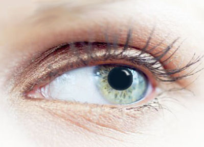 Lentes de contacto por infrarrojos para los ojos verdes